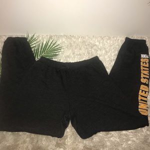 PINK Victoria's Secret Pants - M US ARMY PINK SWEATPANTS ✨✨ PINK Victoria's Secret Pants - M US ARMY PINK SWEATPANTS ✨✨